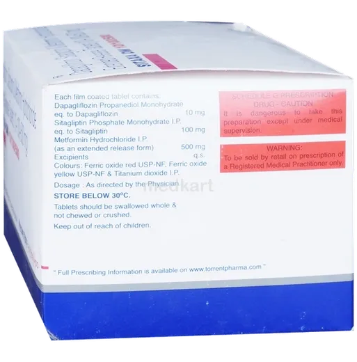 sitaxa dm 10/100/500mg tablet 10's